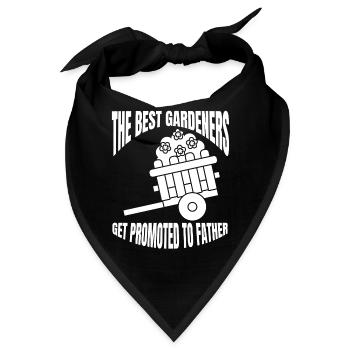 Gärtner Hobbygärtner Geschenk Obstgarten Garten - Bandana - Schwarz - Vorne