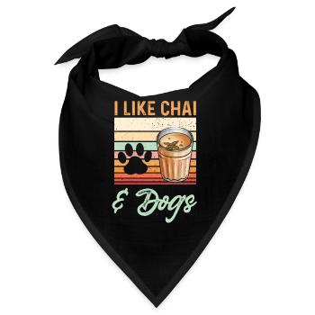 Chai Tee Masala Chai - Bandana - Schwarz - Vorne