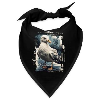 Möwe Küstenkind - Bandana - Schwarz - Vorne