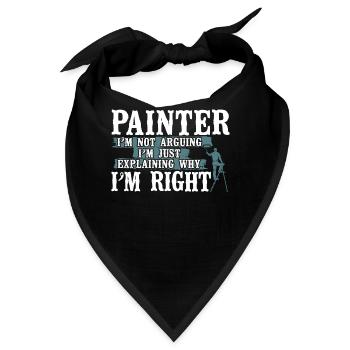 House Painter Decorator Painter - Bandana - Schwarz - Vorne