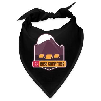 K2 Base Camp Trek - Bandana - Schwarz - Vorne