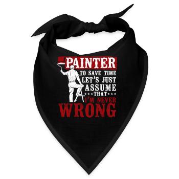 House Painter Decorator I'm A - Bandana - Schwarz - Vorne
