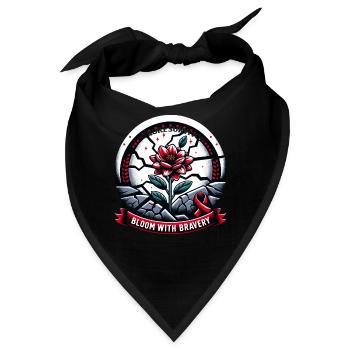 Schlaganfall-überlebende Schlaganfall-bewusstsein - Bandana - Schwarz - Vorne