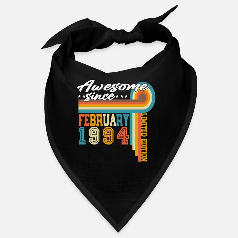 February 1994 Vintage Birthday Retro Gift Bandana