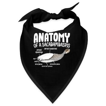 Fisch Meme - Bandana - Schwarz - Vorne