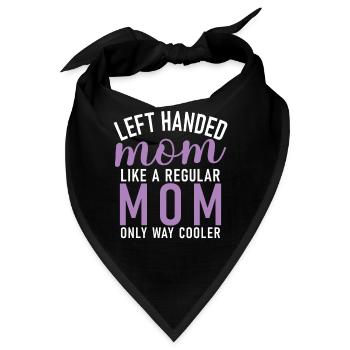 Left Handers Gifts - Bandana - Schwarz - Vorne