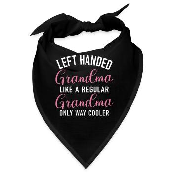 Left Handers Gifts - Bandana - Schwarz - Vorne