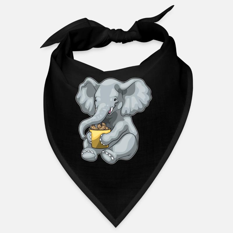 Elephant Peanuts Bandana