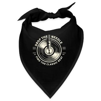 Schallplatten Lp Sammler Schallplattenliebhaber - Bandana - Schwarz - Vorne
