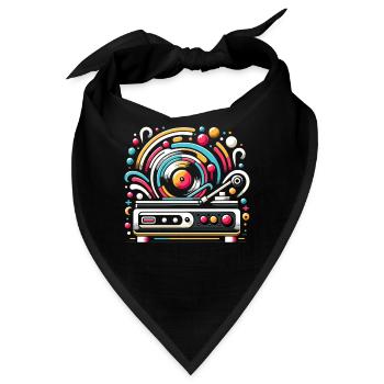 Schallplatten Lp Sammler Schallplattenliebhaber - Bandana - Schwarz - Vorne