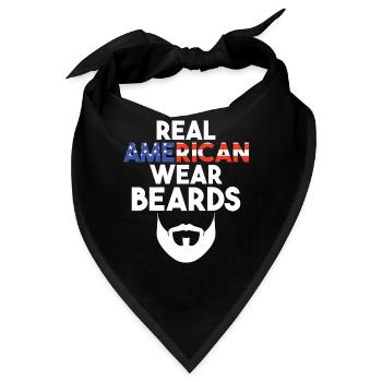 Giftidea Beard Men - Bandana - Schwarz - Vorne