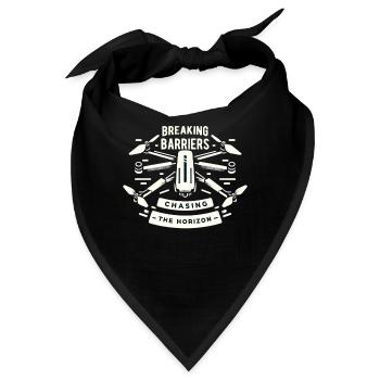Drohne Pilot Opa Geschenkidee Alter Mann Mit - Bandana - Schwarz - Vorne