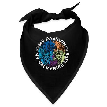 Valkyries My Passion My Valkyries Norse Mythology - Bandana - Schwarz - Vorne