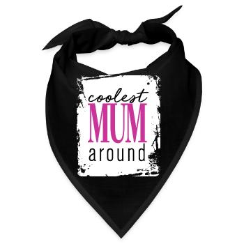 mum - Bandana - Schwarz - Vorne