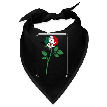 Mexikanisches Hemd, mexikanische Flagge mexikanisches T-Shirt, Geschenk für - Bandana - Schwarz - Vorne