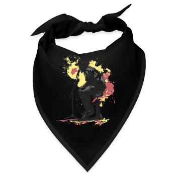 Poet Spoken Word Stand-Up Komedian - Bandana - Schwarz - Vorne