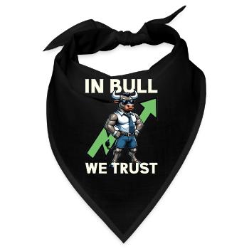 Börsenhändler, Forex-händler, Anlegerhandel - Bandana - Schwarz - Vorne