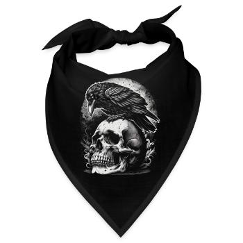 Abgesandter der Mitternacht - Bandana - Schwarz - Vorne