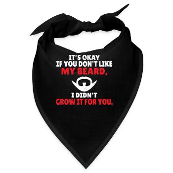 Giftidea Beard Men - Bandana - Schwarz - Vorne
