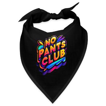No Pants Club 6 - Bandana - Schwarz - Vorne