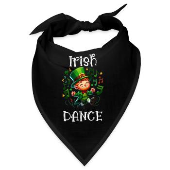 Irish Dancing Ireland Outfit Irish Music - Bandana - Schwarz - Vorne