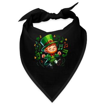 Irish Dancing Ireland Outfit Irish Music - Bandana - Schwarz - Vorne