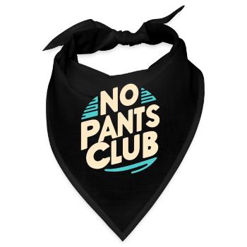 No Pants Club 7 - Bandana - Schwarz - Vorne
