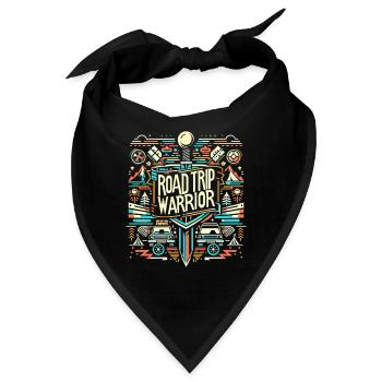 Road Trip Warrior 10 - Bandana - Schwarz - Vorne