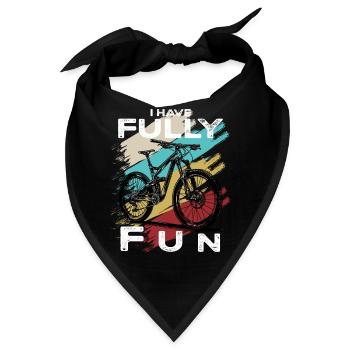 Mountainbike I have fully fun MTB - Bandana - Schwarz - Vorne
