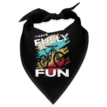 Mountainbike I have fully fun MTB - Bandana - Schwarz - Vorne