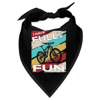 Mountainbike I have fully fun MTB - Bandana - Schwarz - Vorne