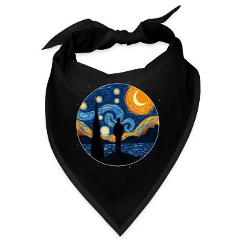 Suizidprävention Sternenhemd Guiding - Bandana - Schwarz - Vorne