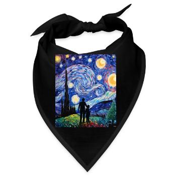DSP Starry Night Shirt Compassionate Care T-Shirt - Bandana - Schwarz - Vorne
