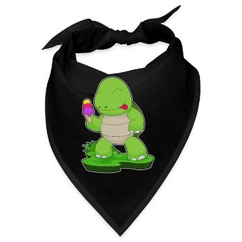 Schildkröte Waffeleis - Bandana - Schwarz - Vorne