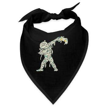 Halloween Dabbing Mummy Gamer - Bandana - Schwarz - Vorne