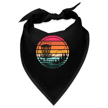 Frisbee Golf Disc Golf - Bandana - Schwarz - Vorne