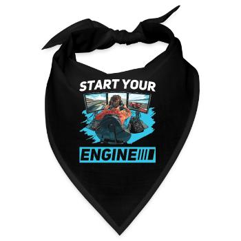 Simulator Cockpit Esports Sim Racing - Bandana - Schwarz - Vorne