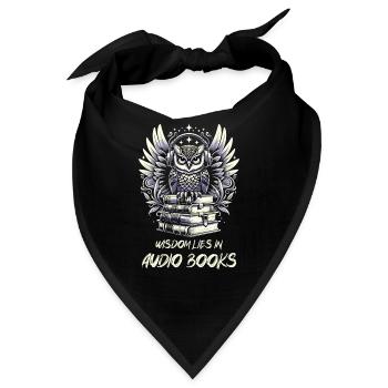 Geschenk Für Buchliebhaber Mit - Bandana - Schwarz - Vorne