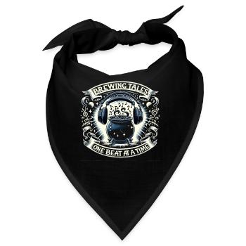 Geschenk Für Buchliebhaber Mit - Bandana - Schwarz - Vorne