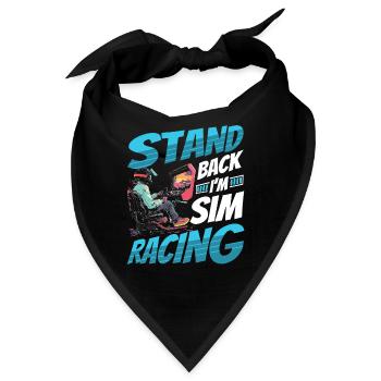 Simulator Cockpit Esports Sim Racing - Bandana - Schwarz - Vorne