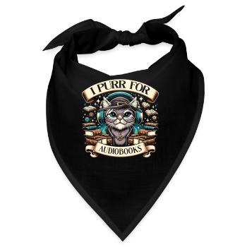 Geschenk Für Buchliebhaber Mit - Bandana - Schwarz - Vorne