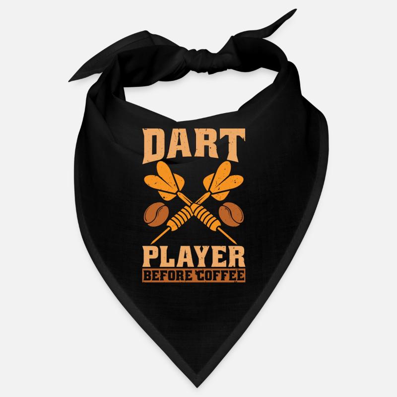 Dart Player Before Coffee Darting Coffee Lover Bandana