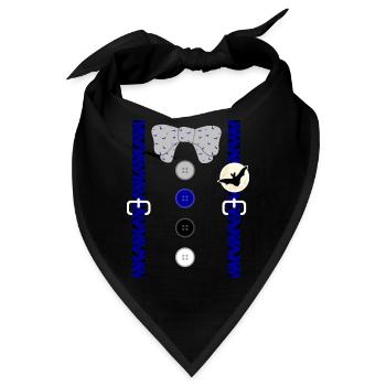 Moonlight Hemd, Strapse Fledermäuse Night Moonlight - Bandana - Schwarz - Vorne