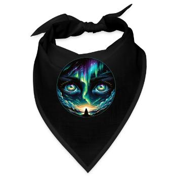 Polarlicht-aurora-verfolger Alaska Wilderness - Bandana - Schwarz - Vorne