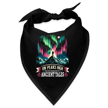 Polarlicht-aurora-verfolger Alaska Wilderness - Bandana - Schwarz - Vorne