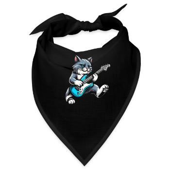 E Gitarre Elektrogitarre - Bandana - Schwarz - Vorne