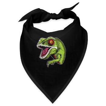 Chameleon Chamäleon Wütend - Bandana - Schwarz - Vorne