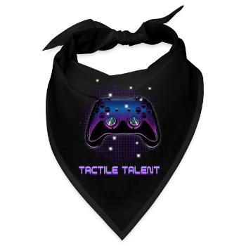 Gamers Video Gaming Geek Console Game Controller - Bandana - Schwarz - Vorne