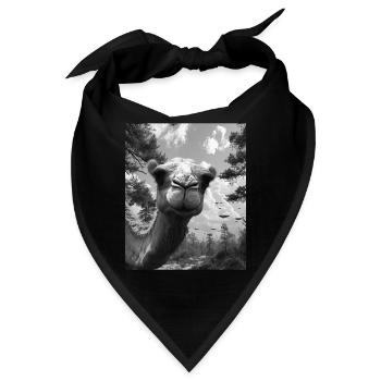 Selfie - Alien Selfie Camel UFO - Bandana - Schwarz - Vorne