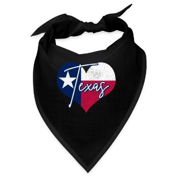 Texas - Bandana - Schwarz - Vorne